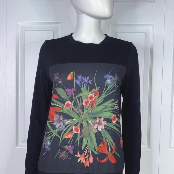 CONTEMPORAINE women's  floral sweater small - Picture 2 of 2